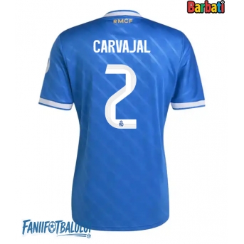 Real Madrid Daniel Carvajal #2 Tricou Fotbal Replică 2025-26 Barbati Treilea